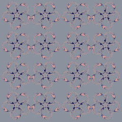 Abstract background of a mass of figures of different transparency .3d