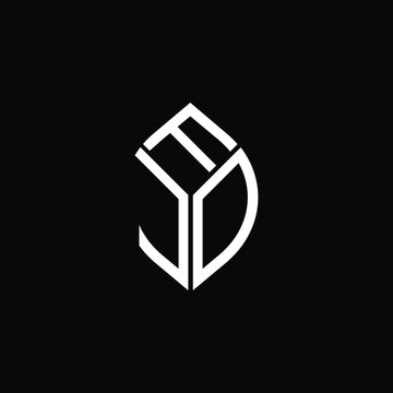 FJD letter logo creative design. FJD unique design
