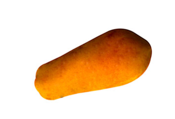 photo tropical fruit papaya on a white background, isolate
