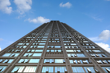 high rise building exterior