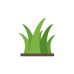 grass icon design template vector