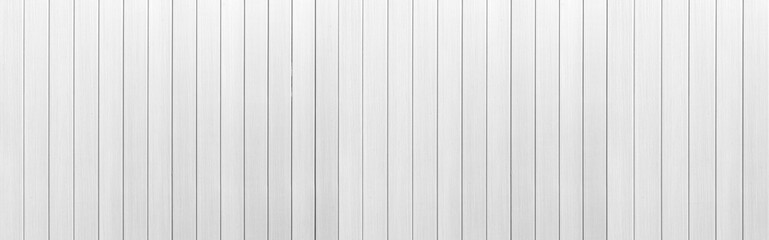 Panorama of White wood color texture vertical for background. Surface light clean of table top view. Natural patterns for design art work and interior or exterior.
