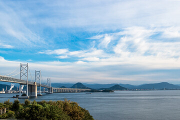 瀬戸大橋と瀬戸内海