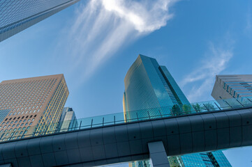 東京都港区汐留から見た東京の都市景観