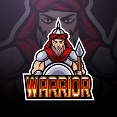 Arabian warrior esport logo mascot design