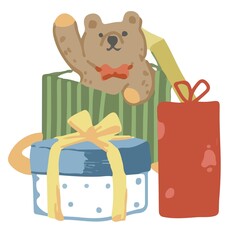 クリスマスプレゼントイラスト