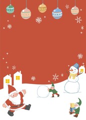 クリスマスカードイラスト