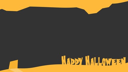 Happy halloween background with copy space area