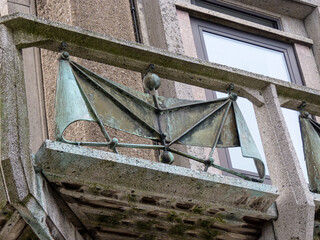 Detail from bulding in a city