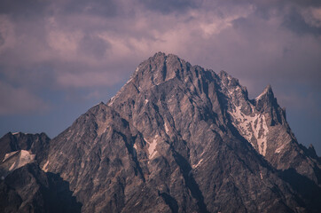 sunset in the mountains