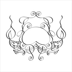 Diwali Diya Pen Ink Style M_2110056