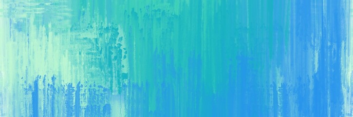 Abstract background painting art with blue and green paint brush for christmas poster, banner, website, card background