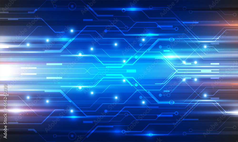 Poster vector circuit board background technology. 3d futuristic circuit background. high tech technology g