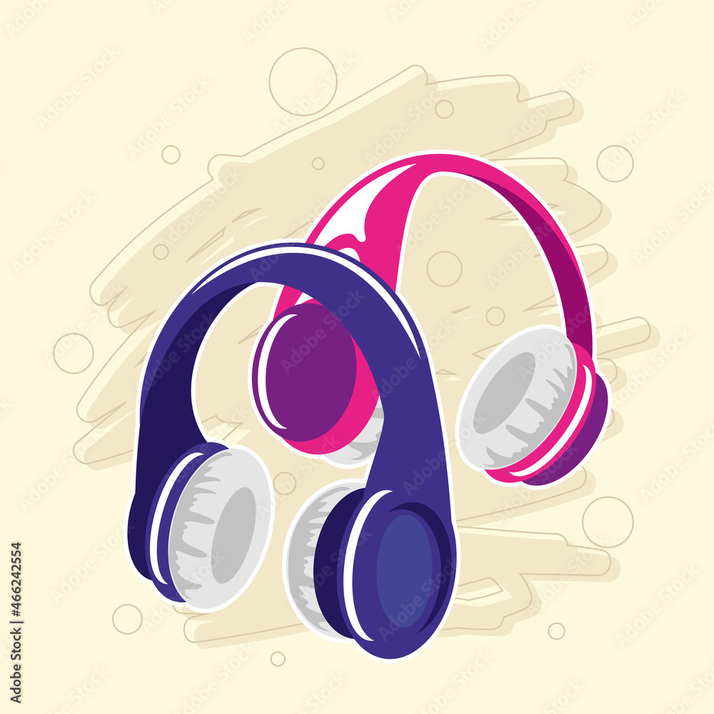 Sticker headphones audio accessories