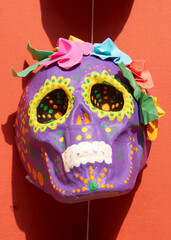 Day of the dead, traditional celebration to celebrate ancestors in mexico