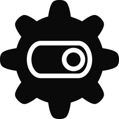 Setting solid icon vector © IMade