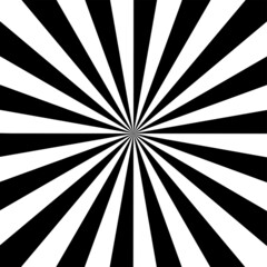 black and white sunburst comic background