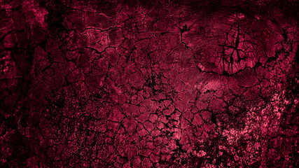 grunge texture old red background of wall cement concrete