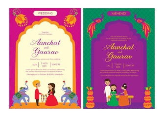 Indian wedding invite
