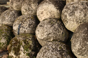 pile of round stones