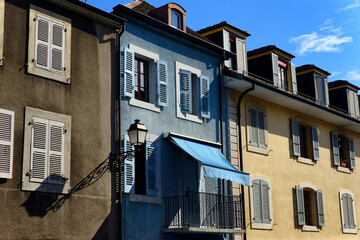 Architecture, Carouge -  municipality in the Canton of Geneva, Switzerland, Europe