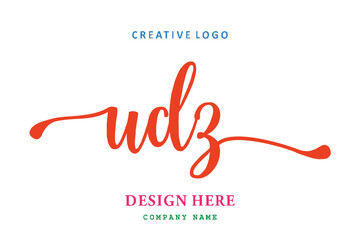 UDZ lettering logo is simple, easy to understand and authoritative