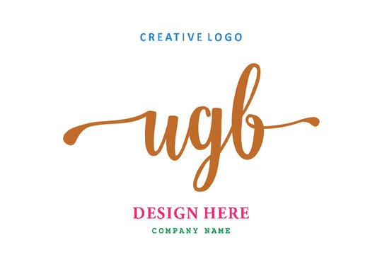 UGB lettering logo is simple, easy to understand and authoritative