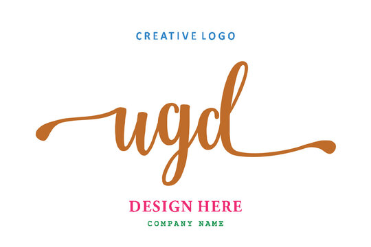 UGD lettering logo is simple, easy to understand and authoritative