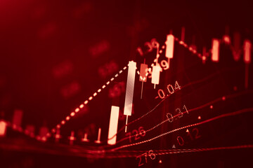 Business graph background: Analysis business accounting on info sheets. Businessman hand working on analyzing investment charts for Gold market, Forex market and Crude oil trading market.