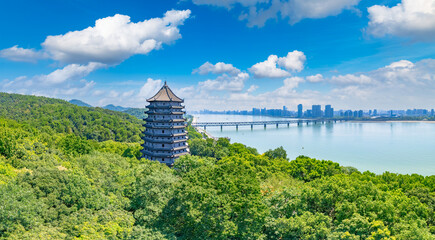 Liuhe Tower Cultural Park, Hangzhou City, Zhejiang province