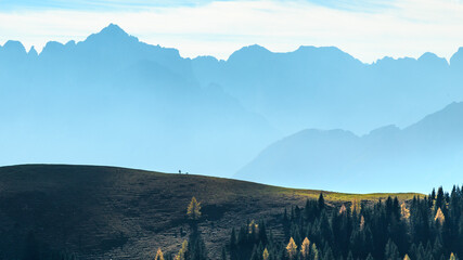 fall in the Julian Alps