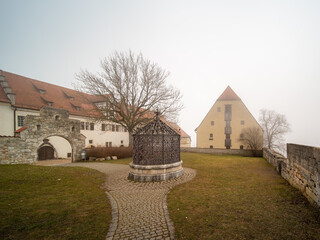 Winterstimmung auf Schloss Hellenstein bei Heidenheim