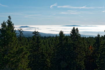 Kösseine und Platte vom Ochsenkopf, Fichtelgebirge in Oberfranken