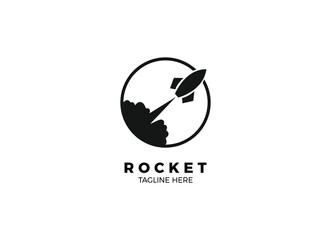 Booster Logo, Rocket advance logo designs template.