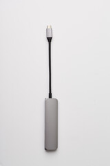 Close-up photo of type-c hub