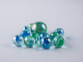 The genuine South Korean glass pinball (bead) in Squid game.