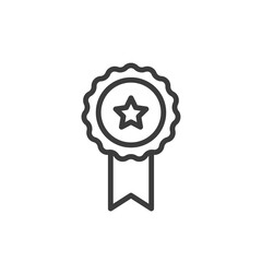 Ribbon icon with white background
