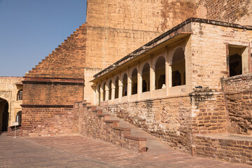 インド　ジョードプルのメヘラーンガル砦