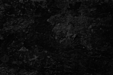 Fototapeta na wymiar abstract black background blank concrete wall grunge stucco cracked texture