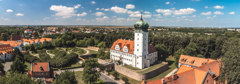 Barockschloss Delitzsch bei Leipzig - Panorama