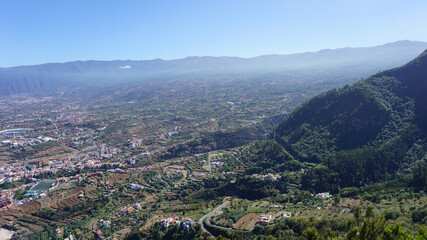 Fototapeta premium The North of Tenerife from the viewpoint, Canary Islands, Spain