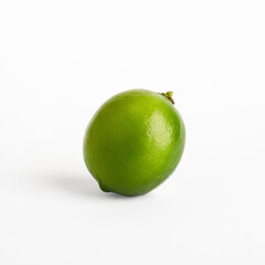 Lime on a white background.