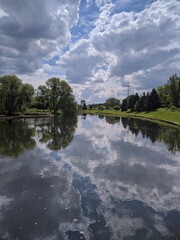lake in the park