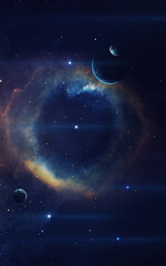 Obraz na płótnie Canvas galaxy background stars texture color light
