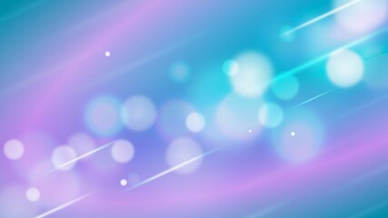 Neon bokeh background in dreamlike blue and pink gradient texture