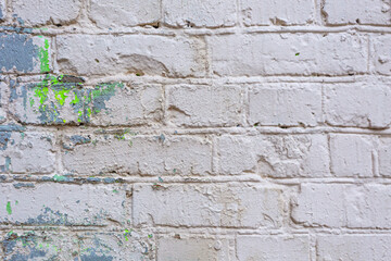 background wall vintage painted white