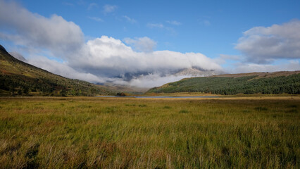 Obraz premium landscape with mountains and lake