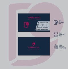 Visiting card template, Visiting card, Business card template & business card. 