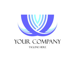 Obraz premium Modern Abstract Logo Shape Design