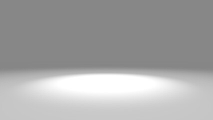Abstract White Background. Empty Room With Spotlight